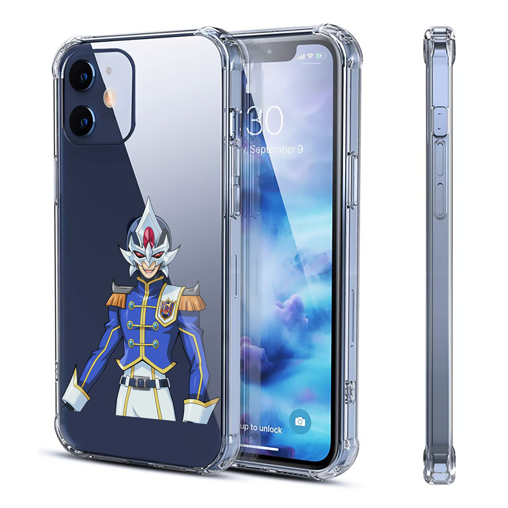 （画像用） 遊☆戯☆王 Yu-Gi-Oh! 【iPhone 12シリーズ対応】透明スマホケース（クリアソフトケース）